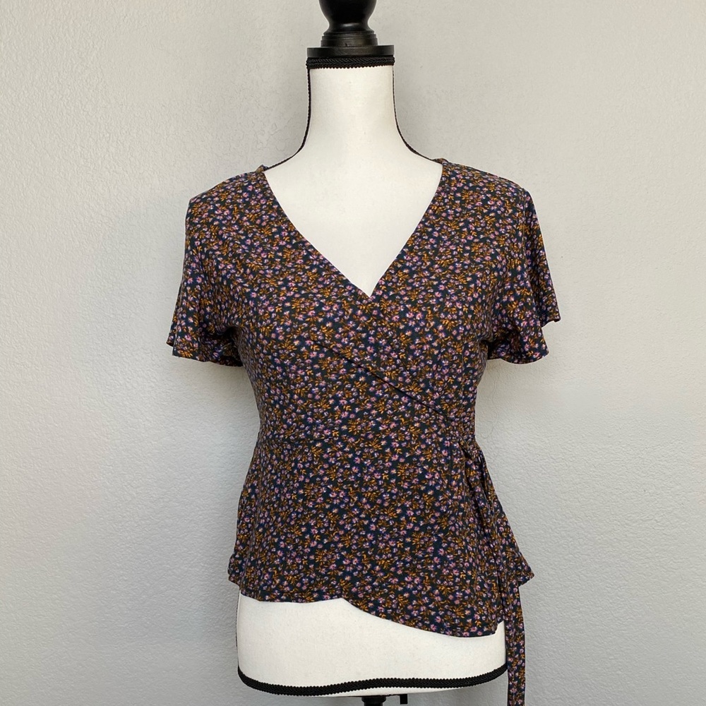 Lily White Wrap Top